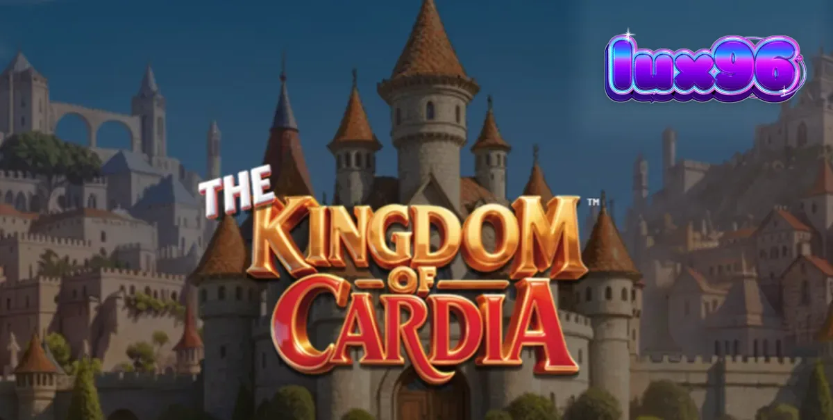 Tampilan visual slot The Kingdom of Cardia dengan nuansa fantasi dan kartu remi